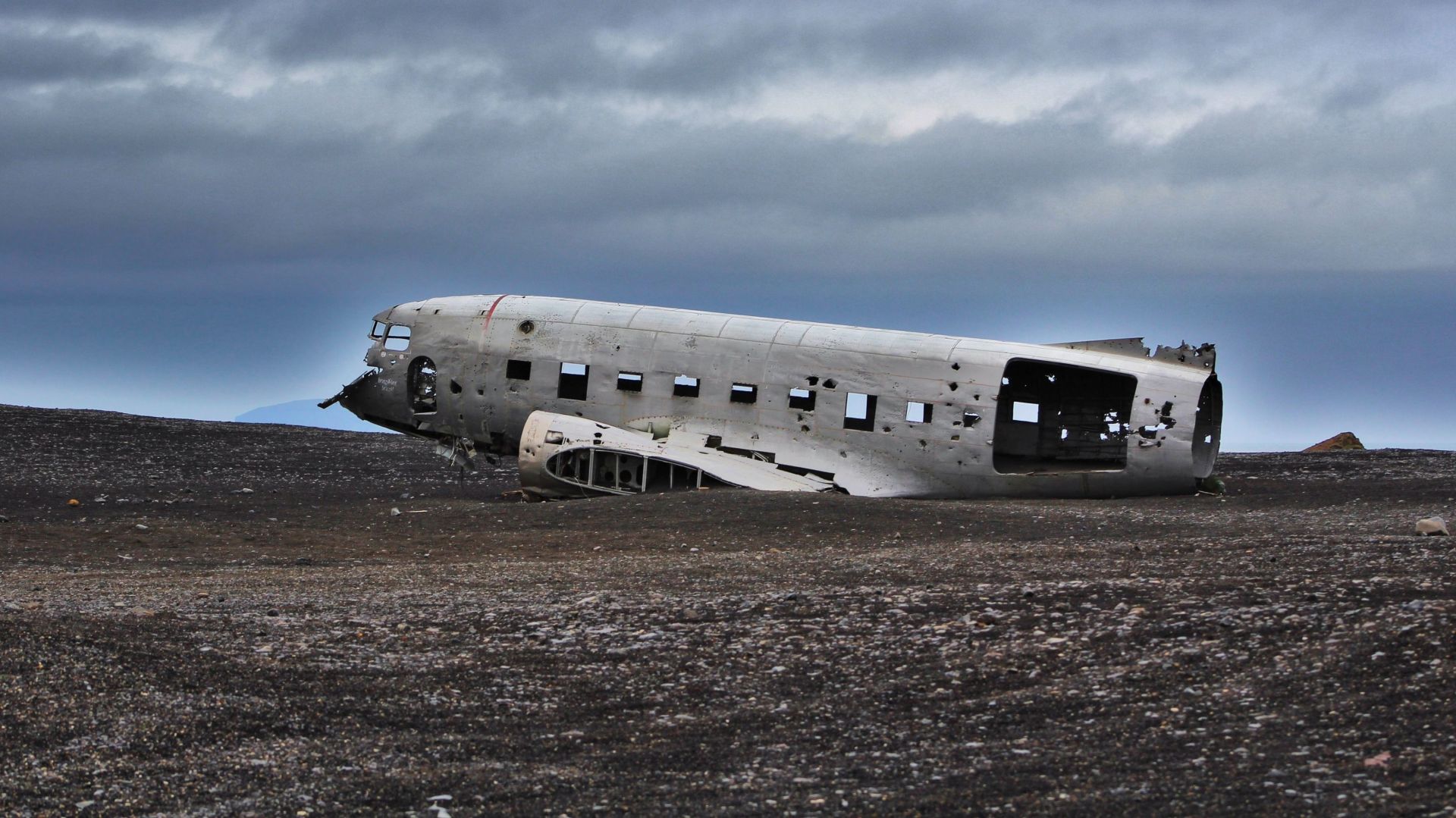 Flugzeugwrack Sólheimasandur